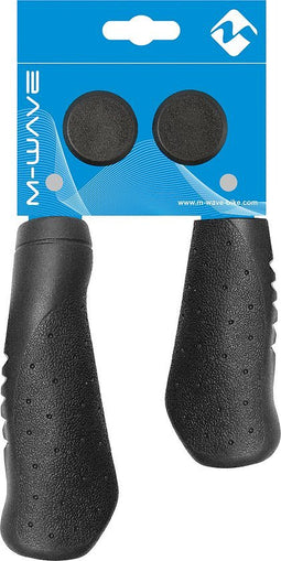 M-Wave Handvatset Ergogel 131 met gelvulling zwart