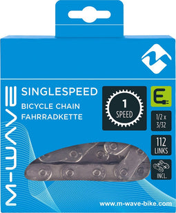 M-wave Ketting E-bike 1/2 X 3/32 Inch 112 Schakels 1s Zilver