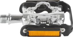 M-wave Pedaal Combination Peasy Zwart/zilver Per Set