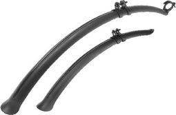 M-Wave Spatbordset 28 mat zwart