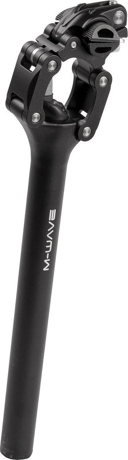 M-wave Zadelpen Fourspring Vario Parallelogram 350 Mm Zwart