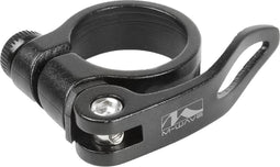 M-Wave Zadelpenklem met snelspanner - Ø 31,8 mm - aluminium - zwart