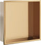 vidaXL - Douchenis - 32x32x9 - cm - roestvrijstaal - geborsteld - goudkleurig