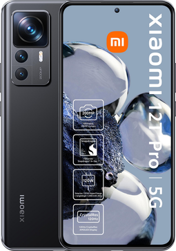 Xiaomi 12T Pro - Zwart - 256 GB - Dubbele fysieke simkaart