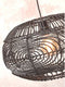 GOOD&MOJO Vloerlamp Madeira - Bamboe/Rotan Zwart - 74x48x176cm - Modern - Staande lampen voor Woonkamer - Slaapkamer