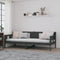 vidaXL - Slaapbank - massief - grenenhout - grijs - 90x200 - cm