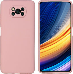 iMoshion Hoesje Geschikt voor Xiaomi Poco X3 / Poco X3 Pro Hoesje Siliconen - iMoshion Color Backcover - lichtroze