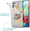 iMoshion Hoesje Geschikt voor Samsung Galaxy A71 Hoesje Siliconen - iMoshion Design hoesje - Transparant / Meerkleurig / Goud / Let's Go Travel