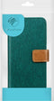 iMoshion Hoesje Geschikt voor Samsung Galaxy J5 (2016) Hoesje Met Pasjeshouder - iMoshion Luxe Canvas Bookcase - Groen