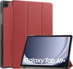 imoshion Samsung Galaxy Tab A9 Plus - Trifold Bookcase - Auto-wake functie - Rood