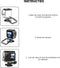 Waterdichte Behuizing Geschikt Voor GoPro Hero 12, 11, 10 & 9 Action Camera - Duiken - Transparant