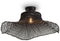 GOOD&MOJO Plafonniere Ibiza - Bamboe/Zwart - 50x50x15cm -