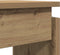 vidaXL - Wandtafel - 102x30x80 - cm - bewerkt - hout - artisanaal - eikenkleur