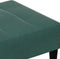 vidaXL - Voetenbank - 77x55x31 - cm - fluweel - donkergroen