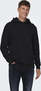 ONLY & SONS ONSCERES - Hoodie - Trekkoord capuchon 2 steekzakken - Zwart