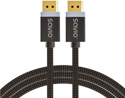 Savio CL-166 - DisplayPort kabel - 2 m - Zwart