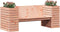 vidaXL - Bankje - met - plantenbakken - 167,5x60x65 - cm - massief - douglashout