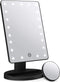 Strex Make Up Spiegel - LED verlichting - 3 Verlichtingsmodi - 1/10x Vergroting - Zwart