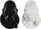 Muurlamp DKD Home Decor Wit Zwart Hars Gorilla (2 pcs) (23 x 19 x 32 cm)
