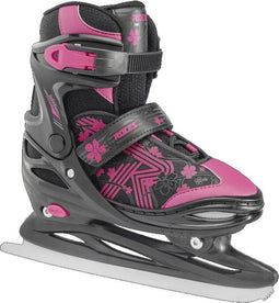 Roces Joley Ice 3.0 - IJshockeyschaatsen - Verstelbaar - Zwart/Roze