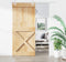 vidaXL - Schuifdeur - met - beslag - 90x210 - cm - massief - grenenhout