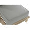 Armstoel DKD Home Decor Natuurlijk Lichtgrijs Teakboom 82 x 80 x 73 cm