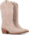 POSH by Poelman JOYA - Cowboylaarzen - Ritssluiting - Beige