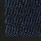 Droogloopmatten 2 st rechthoekig getuft 40x60 cm zwart