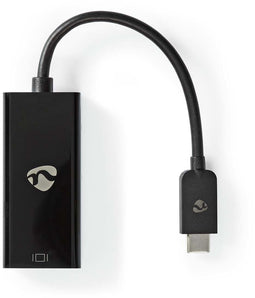 Nedis CCGP64452BK02 - USB-C naar Mini DisplayPort Adapter - 20cm - Zwart