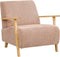 LESJA - Fauteuil - Roze - Stof
