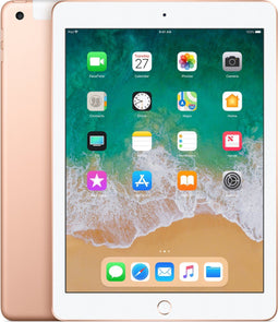Apple iPad - Wi-Fi + Cellular - 128GB - Goud (2018)
