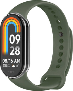 imoshion Siliconen bandje - Geschikt voor Xiaomi Smart Band 8 / 9 - Donkergroen