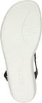 ECCO Simpil - Platte sandalen - Klittenbandsluiting - Zwart - Maat 39