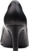 Clarks Calla Rose - Dames Pumps - Hoge hak 6,5 cm - Zwart Leer - Maat 38
