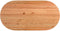 vidaXL - Tafelblad - 180x90x4 - cm - ovaal - massief - eikenhout - lichtbruin
