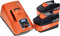Fein 92604323010 - Li-ion accu's met snellaadapparaat - Bluetooth®-connectiviteit - 18 V 6.0 Ah (2 stuks)