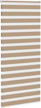 vidaXL - Zebra - Blind - 105x200 - cm - stofbreedte - 100,9 - cm - polyester - zandbruin