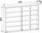 VCM Houten glazen wandvitrinekast Wandvitrinekast Collector vitrine Mandosa L Houten glazen wandvitrinekast Wandvitrinekast Collector vitrine Mandosa L