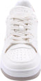 Guess Tokyo - Lage Dames Sneakers - Gouden Details - Wit/Goud