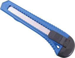 Afbreekmes Groot Model 18mm Blauw Plastic 5 stuks