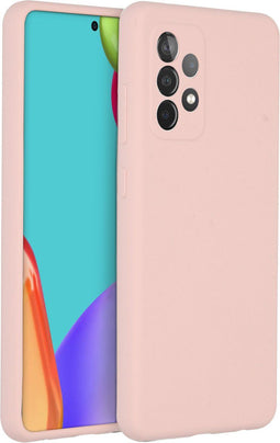 Accezz Samsung Galaxy A52 / A52s / A52 (5G) - Liquid Silicone Backcover - Schokabsorberend - Roze