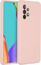 Accezz Samsung Galaxy A52 / A52s / A52 (5G) - Liquid Silicone Backcover - Schokabsorberend - Roze