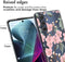 iMoshion Hoesje Geschikt voor Motorola Moto G200 Hoesje Siliconen - iMoshion Design hoesje - Roze / Cherry Blossom