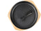 Grill Guru - Iron Cooking Plate - Gietijzeren Kookplaat met Houten Plank - Ø 23cm