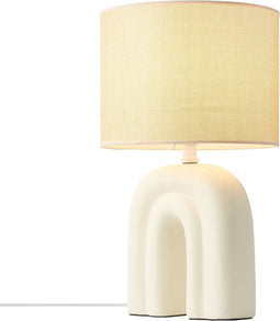 Nordlux Haze - Tafellamp - Keramiek en textiel - Beige