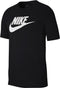 Nike Sportswear Icon Futura T-Shirt - Heren - Regular fit - Zwart (S)