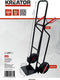Kreator KRT670305 - Steekwagen - Draagvermogen 200 kg - Staal - Zwart
