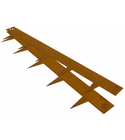 Multi-Edge METAL - Kantopsluiting 100X17,5 cm - Cor-Ten (10 stuks)