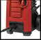 Einhell Elektrische Hogedrukreiniger TC-HP 130 - 1500 W - Max. 130 bar - 390 l/u - Incl. 5m hogedrukslang, pistool, lans, diverse sproeiers, borstel en schuimsproeier