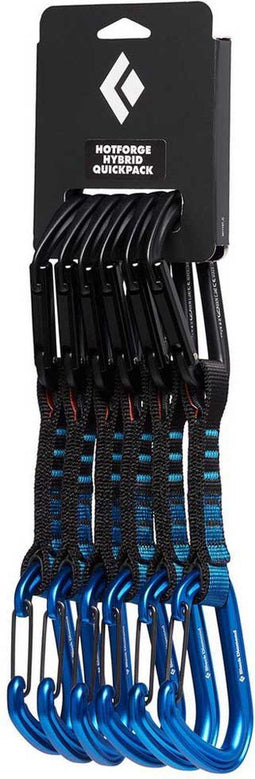 Black Diamond Hotforge Hybrid Quickpack - Klimset 6-pack - 12 cm - Blauw